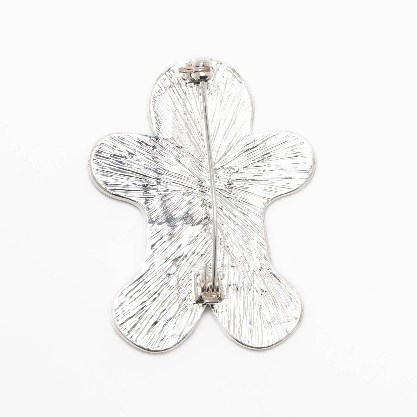 Gingerbread Man Christmas Brooch