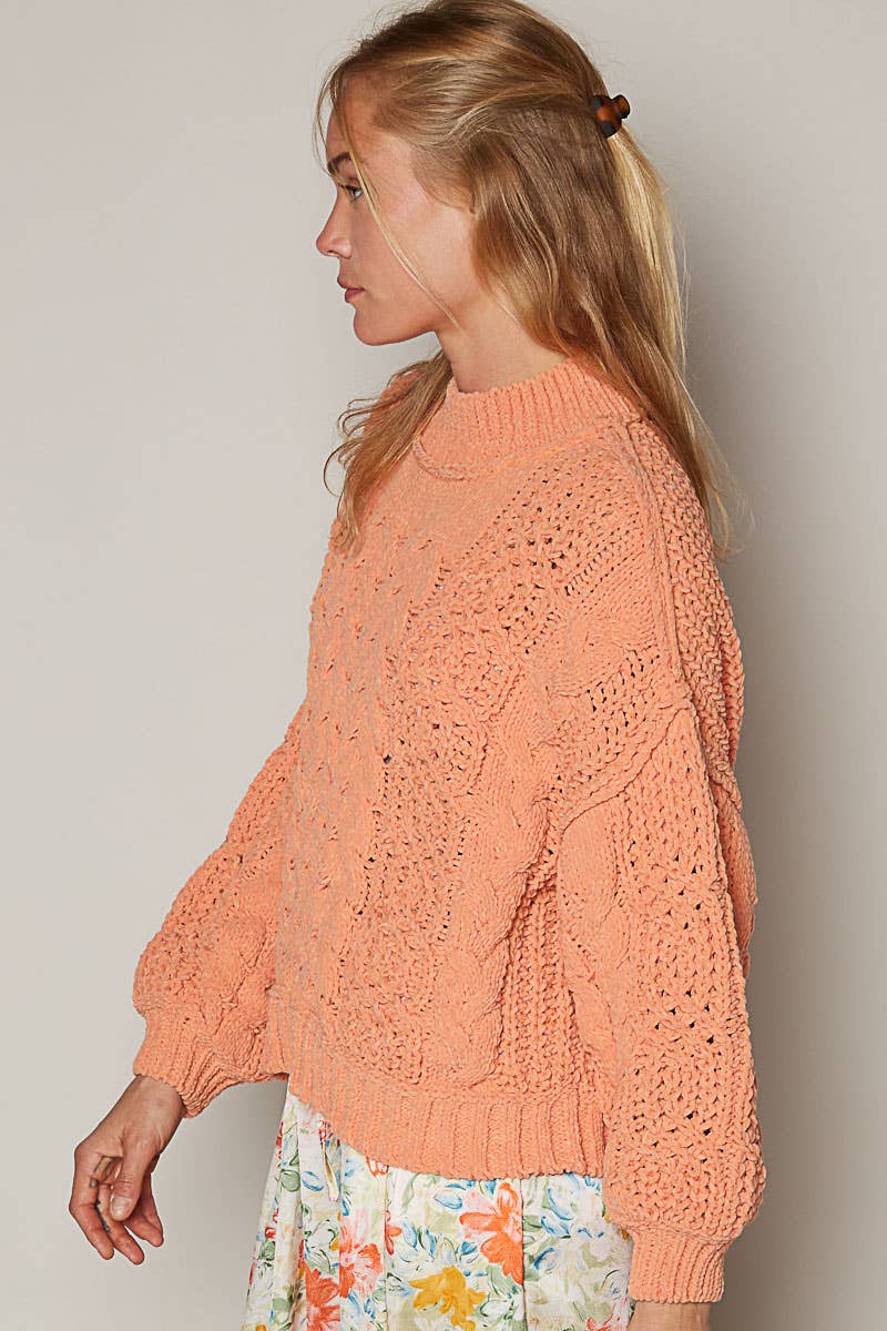 Pol Mock neck  sweater   M