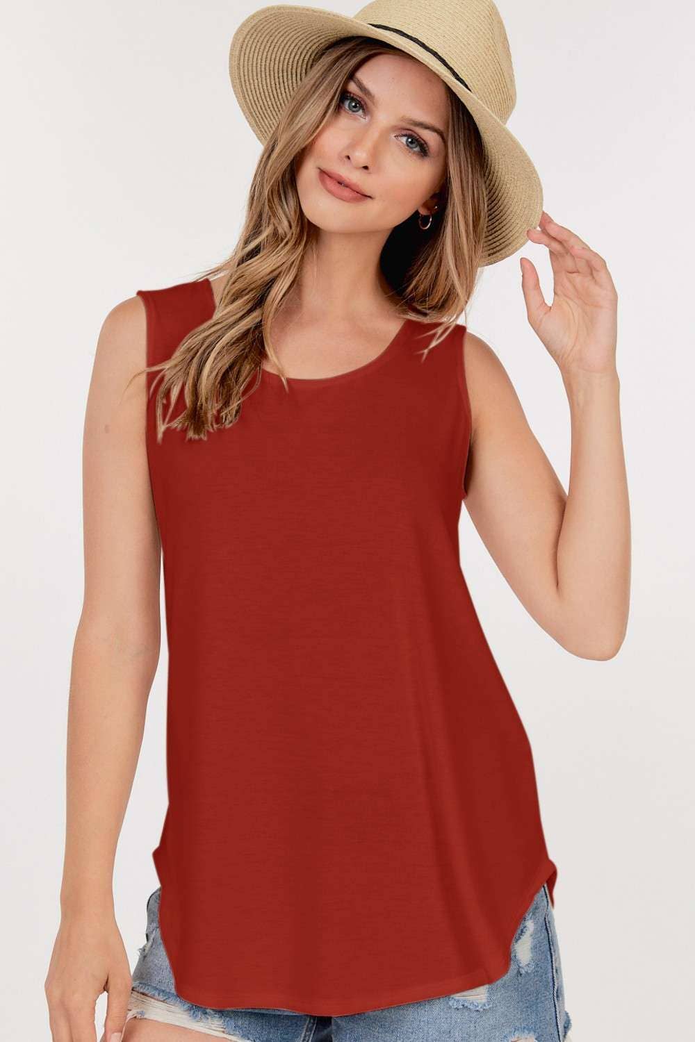 Tank Top L / DEEP PLUM