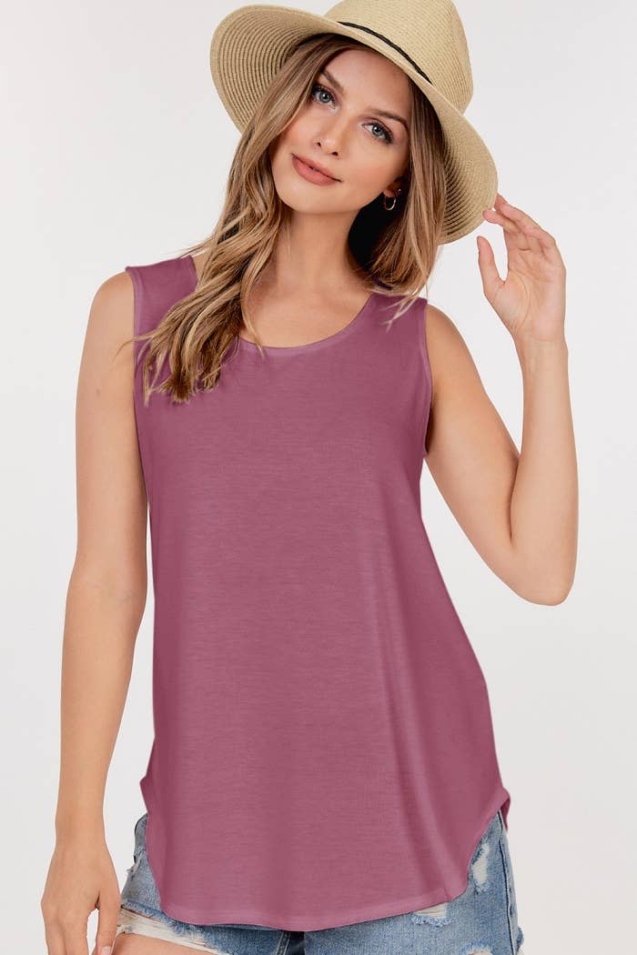 Tank Top L / DEEP PLUM