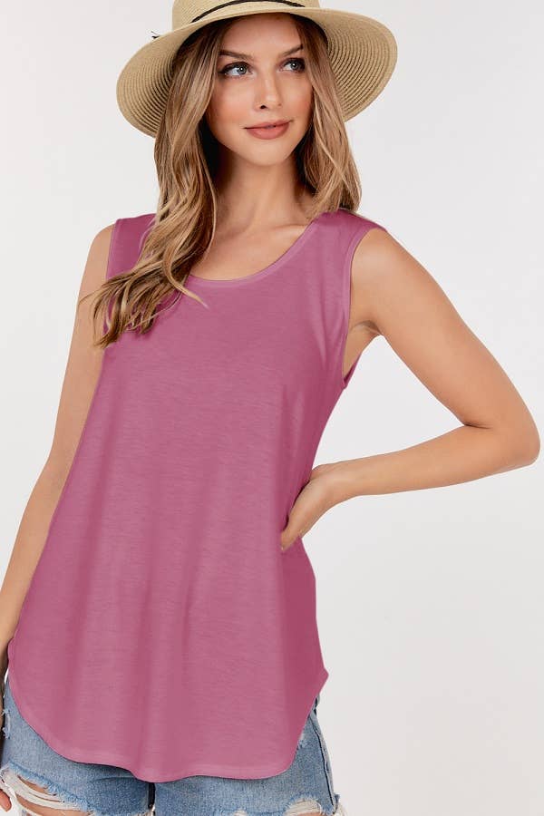 Tank Top L / DEEP PLUM