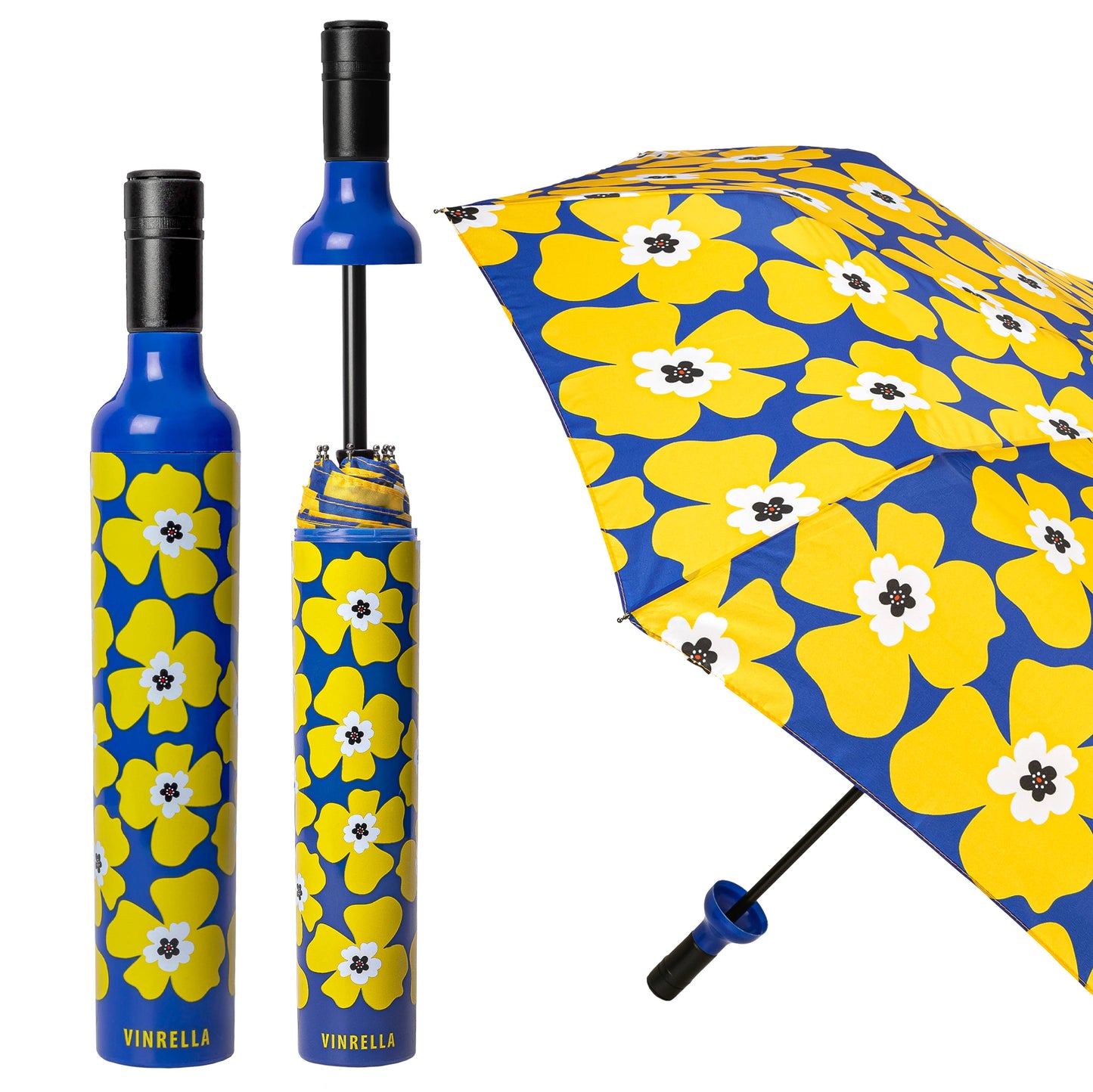 Vinrella - Nikki on Blue Bottle Umbrella