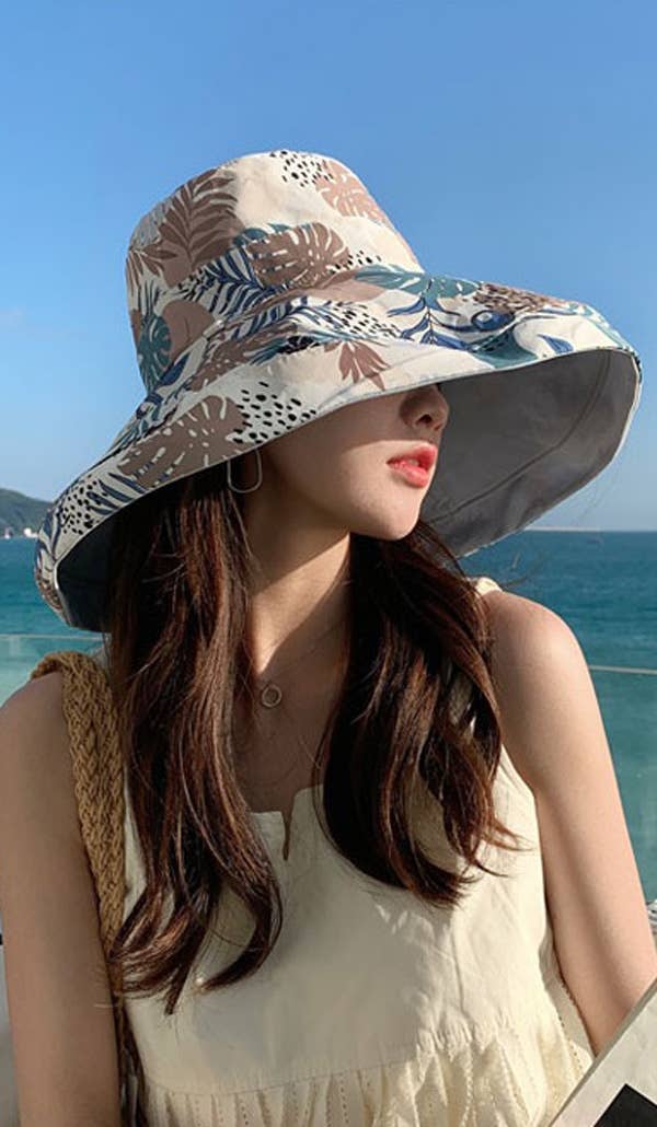 Winding River - Blue Island Collection Reversible Sun Hat